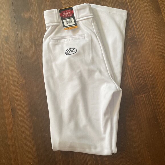 Rawlings Other - Rawlings Small Baseball Pants The Mark Of A Pro White Semi Relaxed Fit